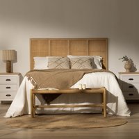 Pandora cabecero de madera y ratán para cama de 150 y 160 22 % de descuento Pandora cabecero de madera y ratán para cama de 150 y 160 22 % de descuento