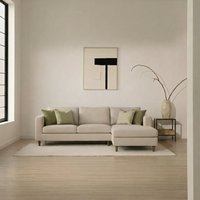 Vinson sofá chaise longue reversible 3 plazas beige 10 % de descuento Vinson sofá chaise longue reversible 3 plazas beige 10 % de descuento