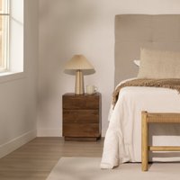 Moru mesita de noche de madera maciza de mango 60 % de descuento Moru mesita de noche de madera maciza de mango 60 % de descuento