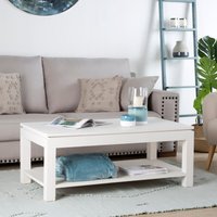 Liland mesa de centro elevable de madera blanca 50 % de descuento Liland mesa de centro elevable de madera blanca 50 % de descuento