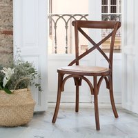 Bihar silla de madera maciza de olmo color nogal 50 % de descuento Bihar silla de madera maciza de olmo color nogal 50 % de descuento