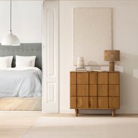 Sandoli cómoda de madera maciza de araucaria 50 % de descuento Sandoli cómoda de madera maciza de araucaria 50 % de descuento