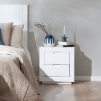 Sisal mesita de noche lacada en blanco 30 % de descuento Sisal mesita de noche lacada en blanco 30 % de descuento