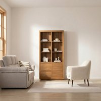 Sisal estanteria de madera maciza de acacia y araucaria Sisal estanteria de madera maciza de acacia y araucaria