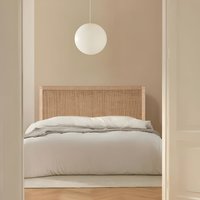 Siaya cabecero de madera maciza de mango y cuerda para cama de 150 y 160 Siaya cabecero de madera maciza de mango y cuerda para cama de 150 y 160