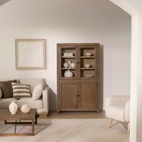 Tiber vitrina de madera maciza de araucaria 10 % de descuento Tiber vitrina de madera maciza de araucaria 10 % de descuento