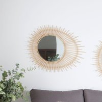 Maia espejo de pared de ratán natural 20 % de descuento Maia espejo de pared de ratán natural 20 % de descuento