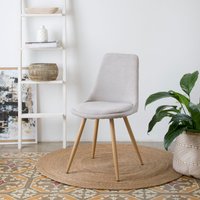 Devon silla tapizada beige 15 % de descuento Devon silla tapizada beige 15 % de descuento