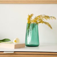 Jarrón bronce verde d15xh33cm d e vidrio 10 % de descuento Jarrón bronce verde d15xh33cm d e vidrio 10 % de descuento