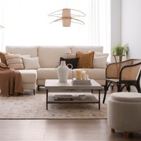 Enzo mesa de centro de madera maciza de araucaria y metal color blanco wild 30 % de descuento Enzo mesa de centro de madera maciza de araucaria y metal color blanco wild 30 % de descuento