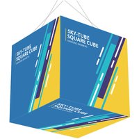 Sky Tube Square Cube Hanging Banners