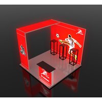 Personalized 10ft Backlit Trade Show Display - Design 2