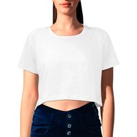 Women's Crop Top, 100% Bio-wash Superior Combed Cotton