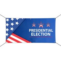 Election Vinyl Mesh Banners - Design Your Own Custom Election Banner, Yard Signs