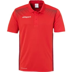 Uhlsport Uomo Goal Polo Shirt, Uomo, Goal Polo Shirt, Rosso/Bordeaux, Xxl