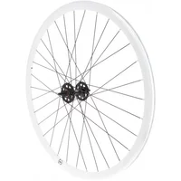 Velo Store - UK Front wheel fixie white rim black hub Rodi | Extra 10% off with Subscription, Postage £16.79 to UK Fedex.