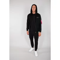 Sweat hooded Alpha Industries Back Print Zip