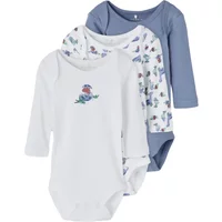 Pack of 3 long sleeve bodysuits Name it Dino