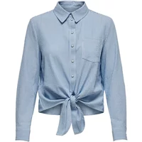 Hemd Only Lecey manches longues Damen stripe knot