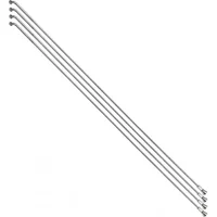 Velo Store - UK Set of 4 stainless steel reinforced spokes with angled head and nipples P2R 275 mm | Extra 10% off with Subscription, Postage £16.79 to UK Fedex.