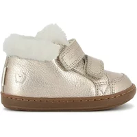 Baby girl booties Shoo Pom bouba scratch wool floramet