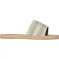 Women's wedge canvas mules Superdry