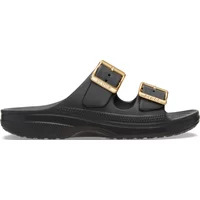 Damen Hausschuhe mit metallischem Schnallenverschluss Crocs