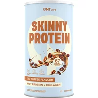 Iced coffee protein nutrition QNT Skinny Protein