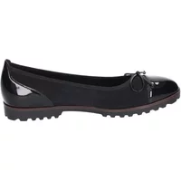 Navy leather ballerina shoes for women Gabor
