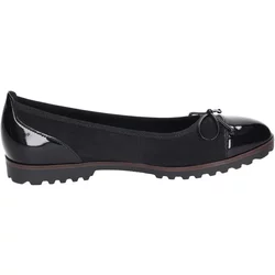 Navy Leather Ballerina Shoes For Women Gabor
