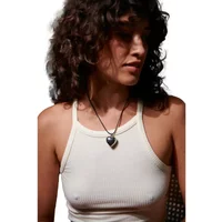 Heart Pendant Necklace for Women 24 Colours