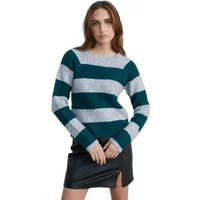 Gestreifter Pullover, Damen 24 Colours