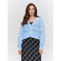 Damen-Cardigan mit Lochmuster 24 Colours