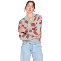 Cardigan Erdbeermuster Damen 24 Colours