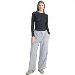Casual Striped Trousers Women 24 Colours