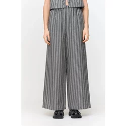 Striped Palazzo Trousers Women 24 Colours