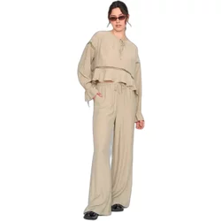 Relaxed Wide Leg Trousers Women 24 Colours