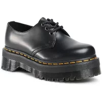 Derbie Leder Plattform Dr Martens Quad 1461