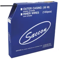 Velo Store - UK Rear derailleur housing in box Saccon 50 m | Extra 10% off with Subscription, Postage £16.79 to UK Fedex.