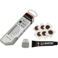 Velo Store - UK Road tube repair kit - box 4 patches 15mm + glue 5g + steel rape with instructions Zefal | Extra 10% off with Subscription, Postage £16.79 to UK Fedex.