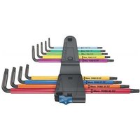 Velo Store - UK Metric allen wrench set Wera BlackLaser-967/9 TORX BO Multicolour | Extra 10% off with Subscription, Postage £16.79 to UK Fedex.