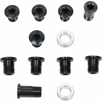 Velo Store - UK Screw and plate kit Campagnolo Super Record-Record-Chorus (x5) | Extra 10% off with Subscription, Postage £16.79 to UK Fedex.