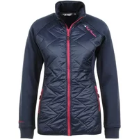 Damen Fleecejacke aus zwei Materialien Peak Mountain Aler