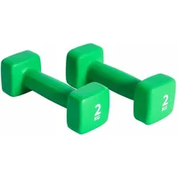 Pair of dumbbells Pure2Improve neoprene 2x 2Kg image 2