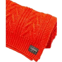 Damen-Zopfstrickschal Superdry Lux