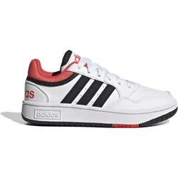 Adidas Hoops Shoes, Scarpe Unisex-Adulto, Cloud White/Core Black/Bright Red, 38 Eu