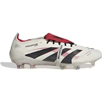 adidas Predator Elite FT FG Blanc Noir Rouge Chaussures de football adidas Predator Elite Fold-Over Tongue FG