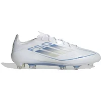 adidas F50 Elite FG Blanc Bleu Gris Chaussures de football adidas F50 Elite FG