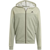 Sweatshirt melange mit Full Zip Kapuze adidas Sweatshirt melange mit Full Zip Kapuze adidas
