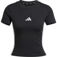 Women's slim-fit T-shirt adidas Essentials 3-Stripes Baby